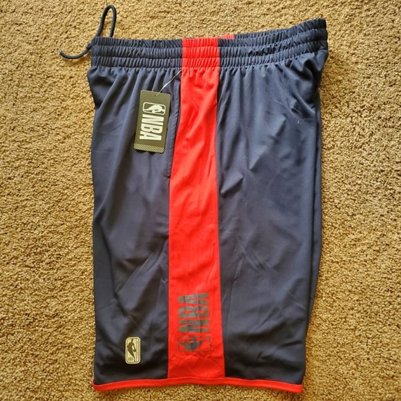 NBA Men's Navy Blue Basketball Shorts Size Large NWT - Picture 2 of 6